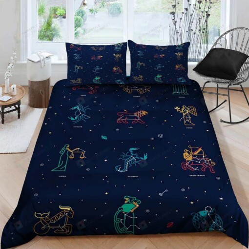 Gemini Cotton Bed Sheets Spread Comforter Duvet Cover Bedding Sets