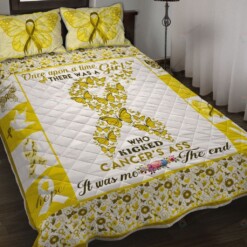 Childhood Cancer Quilt Bedding Set