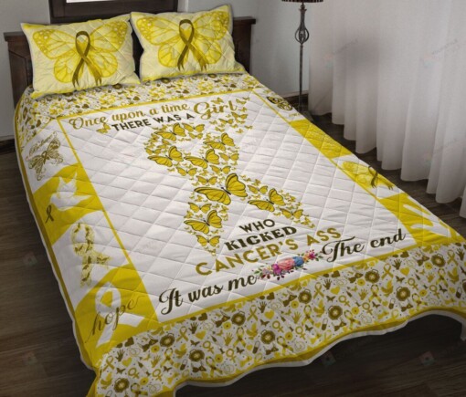 Childhood Cancer Quilt Bedding Set