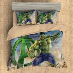 3d Hulk Duvet Cover Bedding Set