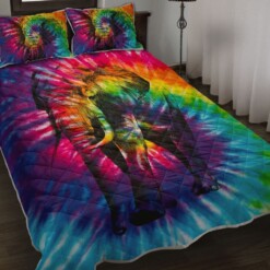 Elephant Rainbow Quilt Bedding Set