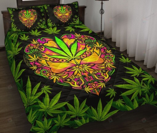 Weed Forest Quilt Bedding Set