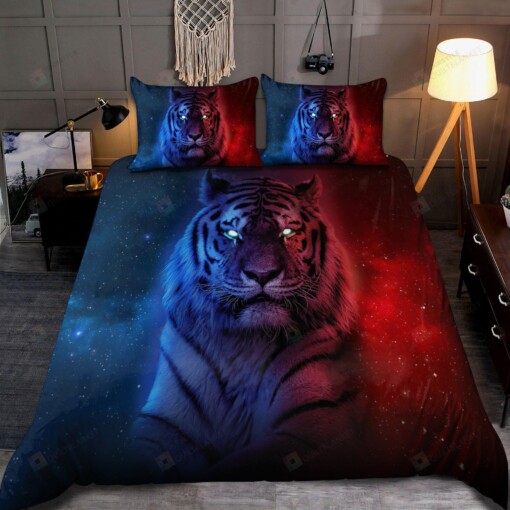 Tiger Galaxy  Bed Sheets Spread Comforter Duvet Cover Bedding Sets