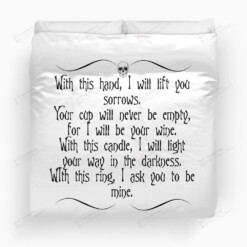 Corpse Bride Vows Duvet Cover Bedding Set