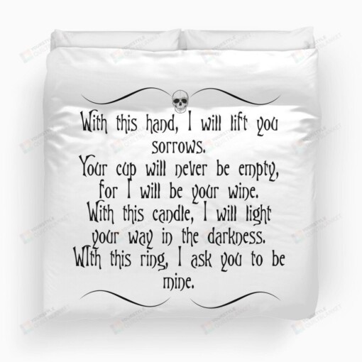 Corpse Bride Vows Duvet Cover Bedding Set