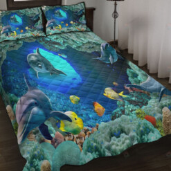 Dolphin Quilt Bedding Set