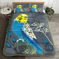 Budgerigar Cotton Bed Sheets Spread Comforter Duvet Cover Bedding Sets