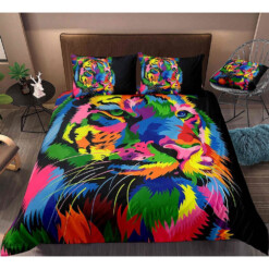 Tiger Bedding Set Bed Sheets Spread Comforter Duvet Cover Bedding Sets