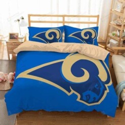 3d Customize Los Angeles Rams Bedding Set Duvet Cover