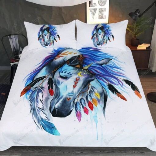 Tribal Horse Bed Sheets Duvet Cover Bedding Sets
