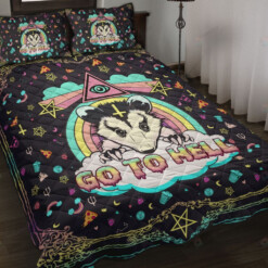 Opossum Go To Hell Quilt Bedding