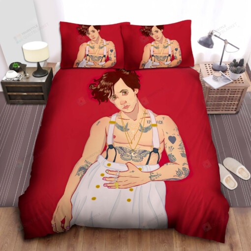 Harry Styles Bed Sheets Spread Comforter Duvet Cover Bedding Sets