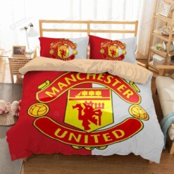 3d Manchester United Duvet Cover Bedding Set