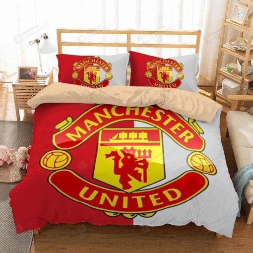 3d Manchester United Duvet Cover Bedding Set