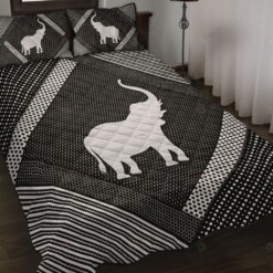 Elephant Style Quilt Bed Set Bedding Set