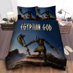 Anubis Swinging Axe Bed Sheets Spread Duvet Cover Bedding Sets