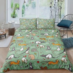 Rats Bed Sheets Duvet Cover Bedding Sets