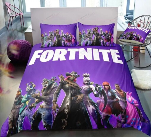 3D Fortnite Team Duvet Cover Bedding Set