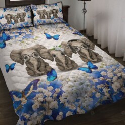 Elephant Quilt Bedding Set