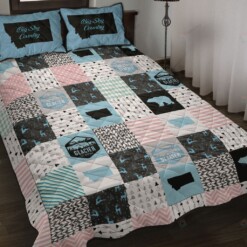 Montana State Quilt Bedding Set