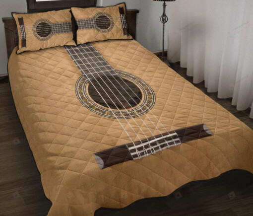 Classical Guitar Quilt Bedding Set Bed Sheets Spread Comforter Duvet Cover Bedding Sets