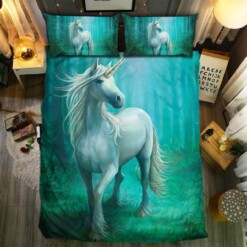 Unicorn Cotton Bed Sheets Spread Comforter Duvet Cover Bedding Sets