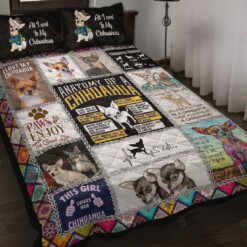 Chihuahua Quilt Bedding Set