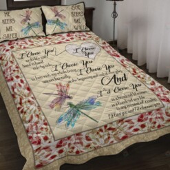 Dragonfly Quilt Bed Set Bedding Set