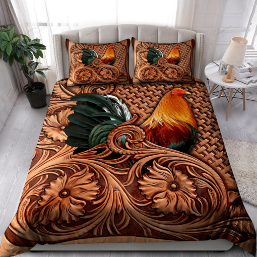 Rooster Bedding Set Bed Sheets Spread Comforter Duvet Cover Bedding Sets