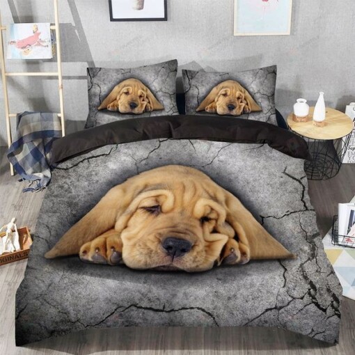 Bloodhound Cotton Bed Sheets Spread Comforter Duvet Cover Bedding Sets