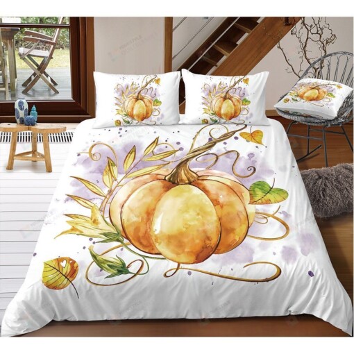 Pumpkin Halloween Bedding Set Bed Sheets Spread Comforter Duvet Cover Bedding Sets