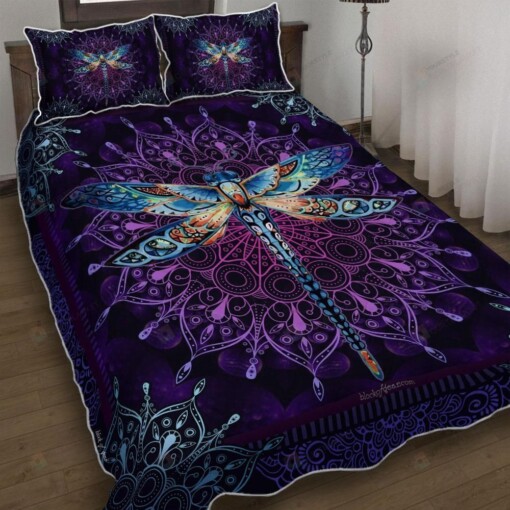 Dragonfly Quilt Bed Set Bedding Set