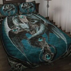 Gothic Dragon Quilt Bedding Set