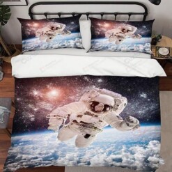 Space Astronaut Bedding Set (Duvet Cover & Pillow Cases)