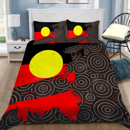 Aboriginal Cotton Bed Sheets Spread Comforter Duvet Cover Bedding Sets