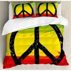 Peace Symbols Bedding Sets (Duvet Cover & Pillow Cases)