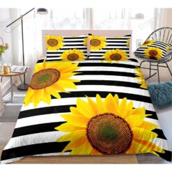 Sunflowers Bed Sheets Duvet Cover Bedding Set