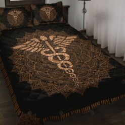 Nurse Symbol Quilt Bedding Set