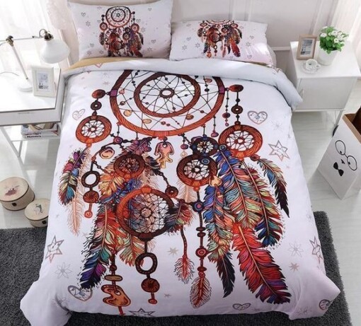 Dreamcatcher Cotton Bed Sheets Spread Comforter Duvet Cover Bedding Sets