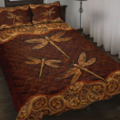 Dragonfly Quilt Bed Set Bedding Set