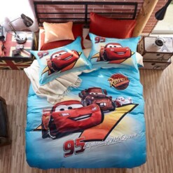 Lightning Mcqueen Cars Duvet Cover Bedding Set