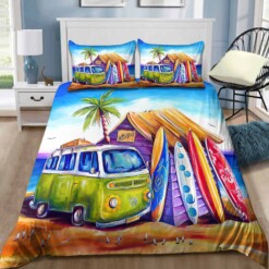 Surfboard Bedding Set Bed Sheets Spread Comforter Duvet Cover Bedding Sets