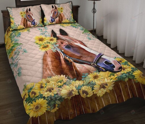 Horse Quilt Bedding Set