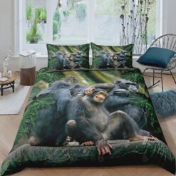 3D Monkeys Bed Sheets Duvet Cover Bedding Sets