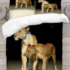 Lioness Bedding Set Bed Sheets Spread Comforter Duvet Cover Bedding Sets