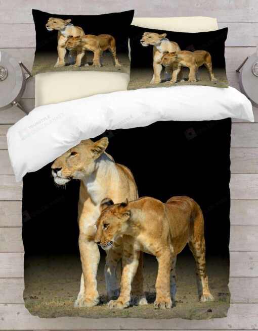 Lioness Bedding Set Bed Sheets Spread Comforter Duvet Cover Bedding Sets