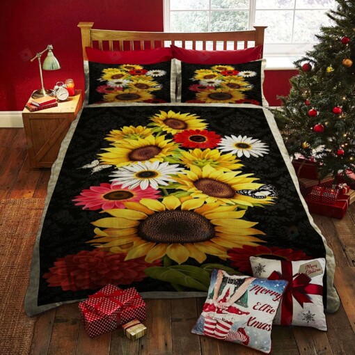 Sunflower Bed Sheets Duvet Cover Bedding Set