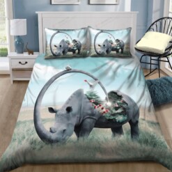 Rhino Cotton Bed Sheets Spread Comforter Duvet Cover Bedding Sets