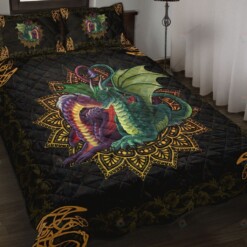 Dragon Love Quilt Bedding Set