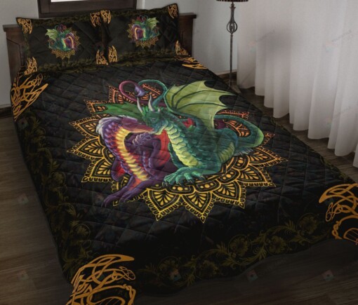 Dragon Love Quilt Bedding Set